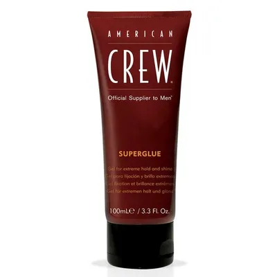 American Crew Superglue, Extreme Hold Gel (Silnie utrwalający żel do włosów)