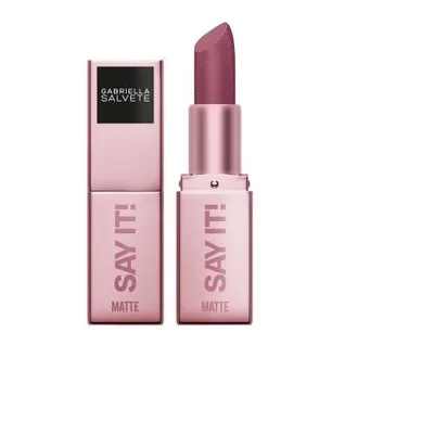 Gabriella Salvete Say It!, Matte Lipstick (Szminka matowa z pudrowym efektem)