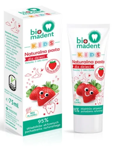 Bio Madent Kids, Naturalna pasta do zębów dla dzieci 3+