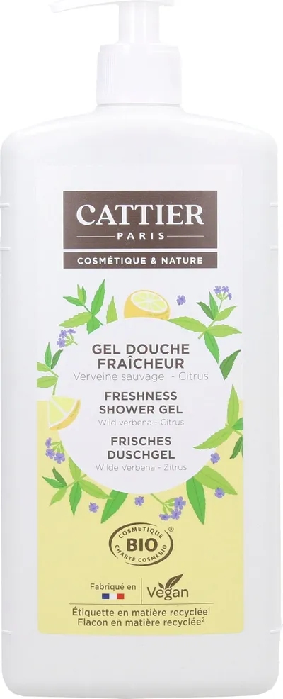 Cattier Wild Werbena-Citrus, Shower Gel (Dzika werbena, Żel pod prysznic)