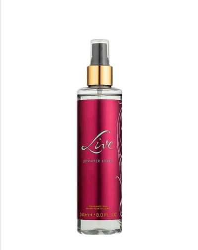 JLO Jennifer Lopez Live, Fragrance Body Mist (Perfumowana mgiełka do ciała)