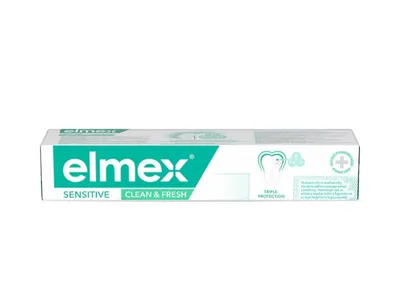 Elmex Sensitive, Clear & Fresh, Pasta do zębów wrażliwych