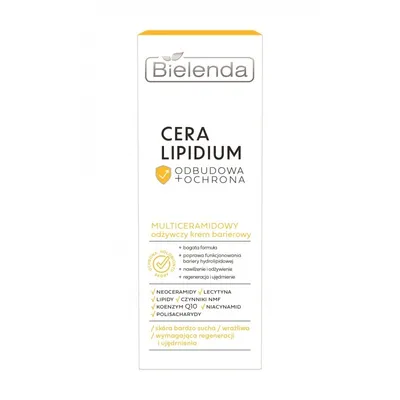 Bielenda Cera Lipidium, Multiceramidowy odżywczy krem barierowy
