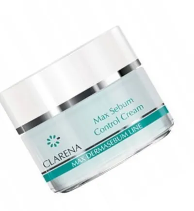 Clarena Max Dermasebum Line, Max Sebum Control Cream (Krem normalizujący)