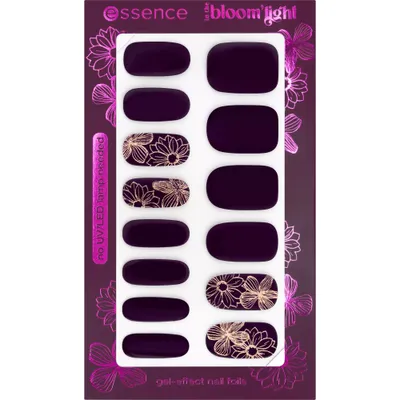 Essence In the Bloom' Light, Gel Effect Nail Foils (Folie na paznokcie z efektem żelowego manicure)