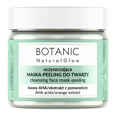 Botanic Skin Food Natural Glow, Oczyszczająca maska-peeling do twarzy