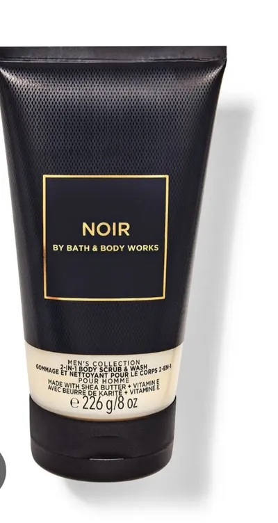 Bath & Body Works Noir, 2-in-1 Body Scrub Wash (Peeling i żel pod prysznic 2w1 z masłem shea i witaminą E)