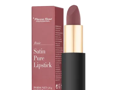 Pierre Rene Rosie, Satin Pure Lipstick (Satynowa pomadka do ust)