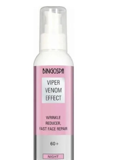 BingoSpa Fast Face Repair, Viper Venom Effect (Szybka regeneracja skóry, Serum-reduktor zmarszczek z jadem żmii)