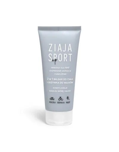 Ziaja Sport, 2 w 1 Balsam do ciała i odżywka do włosów