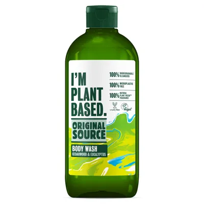 Original Source I’m Plant Based, Cedarwood & Eucaliptus, Body Wash (Cedr i Eukaliptus, Żel pod prysznic)
