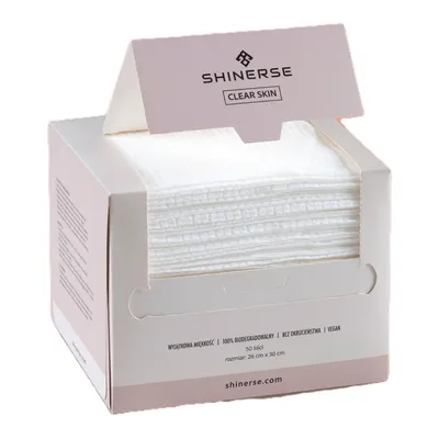 Shinerse Clear Skin, Jednorazowe ręczniczki do twarzy