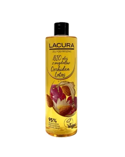 LaCura Bio Olej z Migdałów Orchidea Lotos, Żel pod prysznic