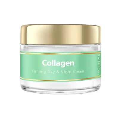 Exclusive Cosmetics Collagen, Firming Day & Night Cream (Krem do twarzy z kolagenem na dzień i na noc)