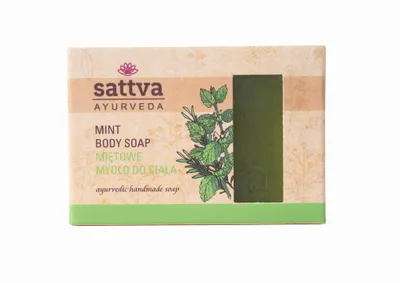 Sattva Ayurveda Mint Body Soap (Miętowe mydło do ciała)
