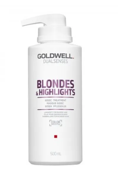Goldwell Dualsenses, Blondes & Highlights, 60sec Treatment Mask (Maska do włosów blond)