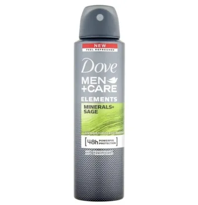 Dove Men+, Care Elements Minerals, Sage, 48H Anti-Perspirant (Szałwia, Antyperspirant w aerozolu)