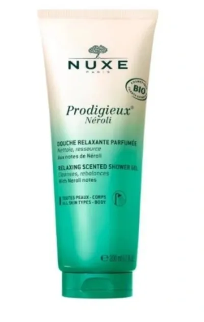 Nuxe Prodigieux, Neroli, Relaxing Shower Gel (Neroli, Relaksujący żel pod prysznic)