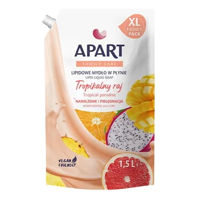 Apart Family Care, Tropical Paradise, Lipid Liquid Soap (Tropikalny Raj, Lipidowe mydło do rąk w płynie)