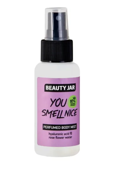 Beauty Jar You Smell Nice, Perfumed Body Mist (Odświeżająca mgiełka do ciała z wodą różaną)