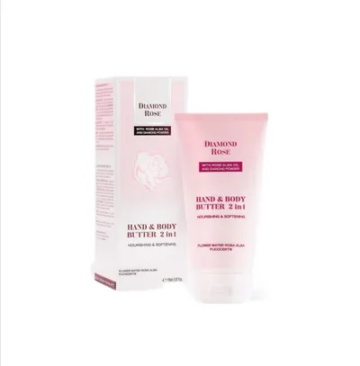 BioFresh Cosmetics Diamond Rose, Hand & Body Butter 2 in 1 (Masło do ciała i rąk 2w1)