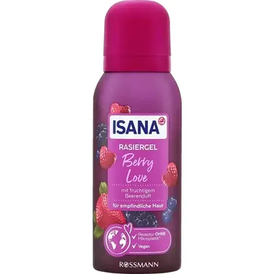 Isana Berry Love, Shaving Gel (Żel do golenia)