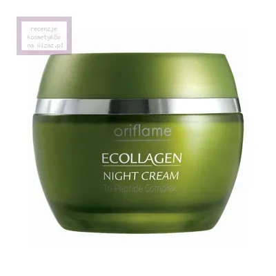 Oriflame Ecollagen, Night Cream (Przeciwzmarszczkowy krem na noc)