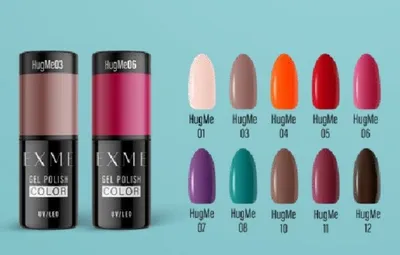 Exme HugMe, Gel Polish Color UV/LED (Lakier hybrydowy)
