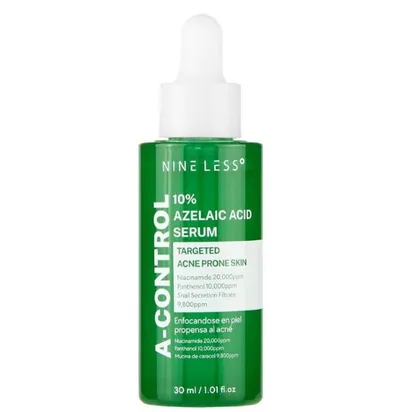 Nine Less A-Control, 10% Azelaic Acid Serum (Serum do twarzy z 10% kwasem azelainowym)