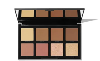 Morphe Brushes Complexion Pro, 8T Totally Tan Face Palette (Paleta do konturowania twarzy)