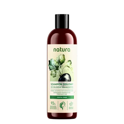 Natura Care Czarna Rzepa, Wzmacniający szampon do włosów