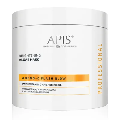 Apis Professional, Adeno-C Flash Glow, Rozświetlająca maska algowa z witaminą C i adenozyną