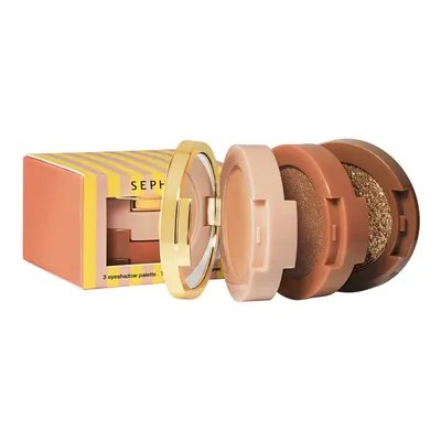 Sephora Collection,  Glitter Under The Sun, Eyeshadow Trio (Trio cieni do powiek (różne rodzaje))