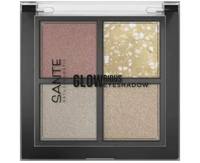 Sante Naturkosmetik Glowrious, Eyeshadow (Paletka cieni do powiek)