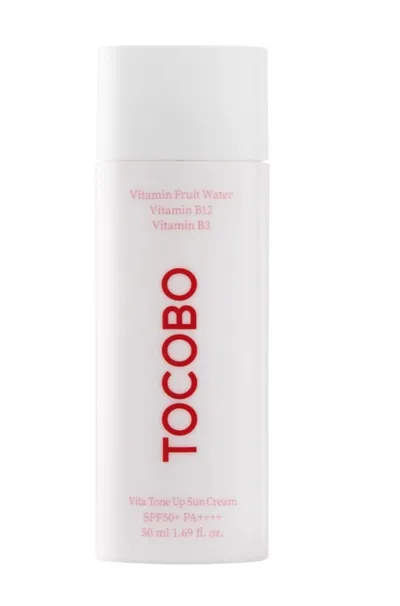 Tocobo Vita Tone Up Sun Cream SPF50+PA++++ (Tonujący krem ochronny SPF50+PA++++)