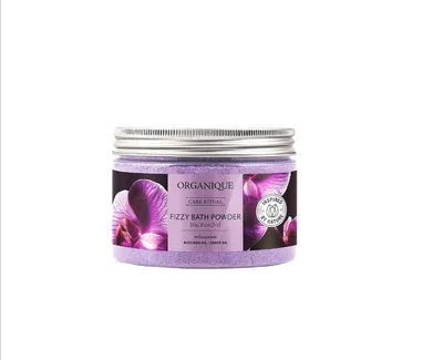 Organique Care Ritual Fizzy, Black Orchid,  Bath Powder (Orchidea, Puder do kąpieli)