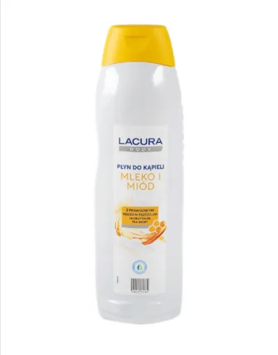 LaCura Body, Mleko i Miód, Płyn do kąpieli