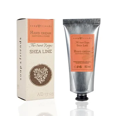 Soap & Friends Cactus & Lychee, Hand Cream (Kaktus i Liczi, Krem do rąk)