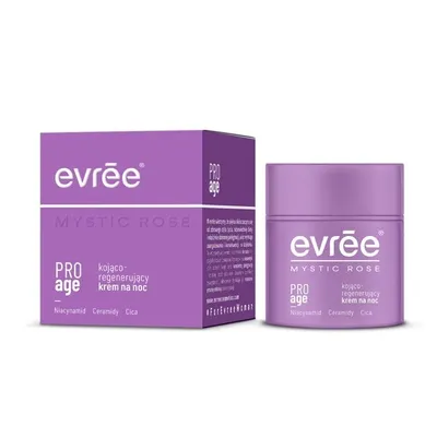 Evree Pro Age, Mystic Rose, Kojąco-regenerujący krem na noc