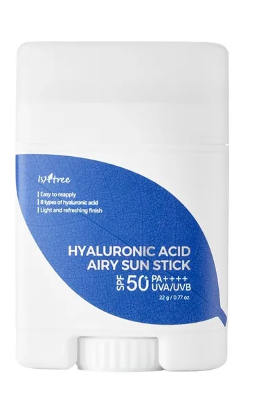 Isntree Hyaluronic Acid Airy Sun Stick SPF50 (Ochronny sztyft do twarzy SPF50)