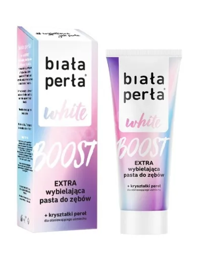 Biała Perła White Boost, Extra wybielająca pasta do zębów