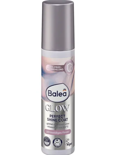 Balea Glow, Perfect Shine Coat (Spray nabłyszczający do włosów)