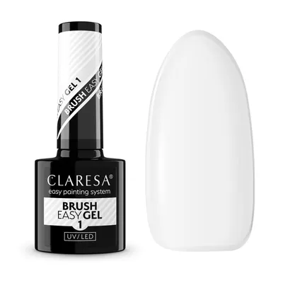Claresa Easy Painting System, Brush Easy Gel UV/LED (Żel budujący do paznokci (różne kolory))