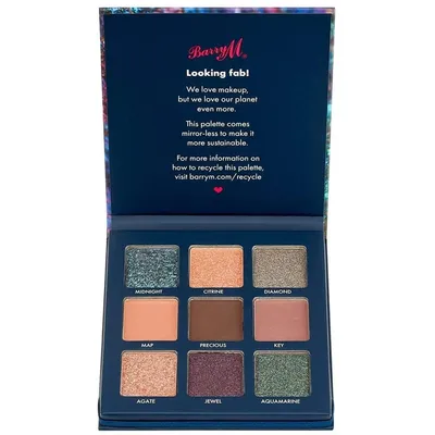 Barry M Lost Treasure, Eyeshadow Palette (Paleta 9 cieni do powiek)