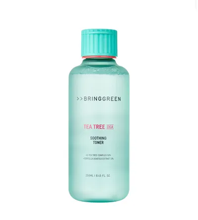 Bring Green Tea Tree Cica Soothing Toner (Kojący toner do twarzy z ekstraktem z drzewa herbacianego)