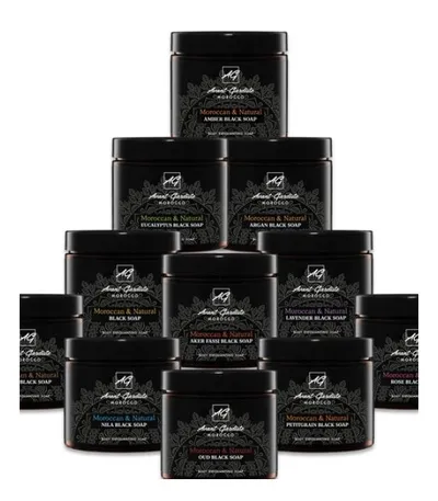 Avant Gradiste Savon Noir, Petitgrain, Body Exfoliant Soap (Czarne mydło peelingujące do ciała)