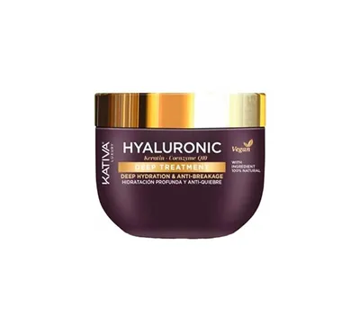 Kativa Hyaluronic, Deep Hydration & Anti-Breakage, Mask (Nawilżająca maska do włosów)