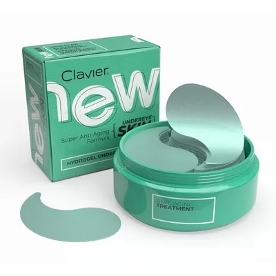 Clavier New, Anti-Aging Treatment, Undereye Skin (Odmładzające płatki żelowe pod oczy)