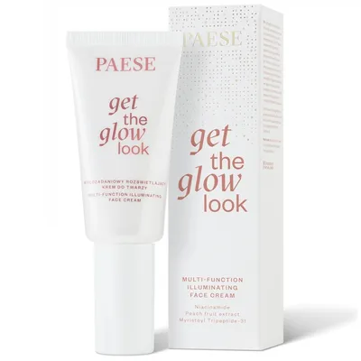 Paese Get The Glow Look, Wielozadaniowy rozświetlający krem do twarzy