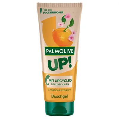 Palmolive Up! Lemon Skin & Peach Blossom, Shower Gel (Skóra cytrynowa & Kwiat brzoskwini, Żel pod prysznic)